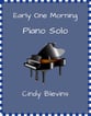 Early One Morning piano sheet music cover